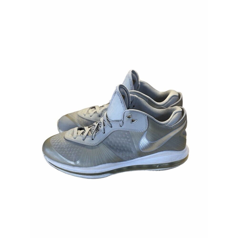Nike LeBron VIII 8 V2 Low Wolf Grey Silver Basketball Shoes Men’s 12 Sneakers